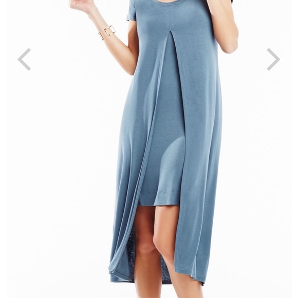 Bcbgmaxazria Audreigh Layered Midi Dress - Picture 4 of 5